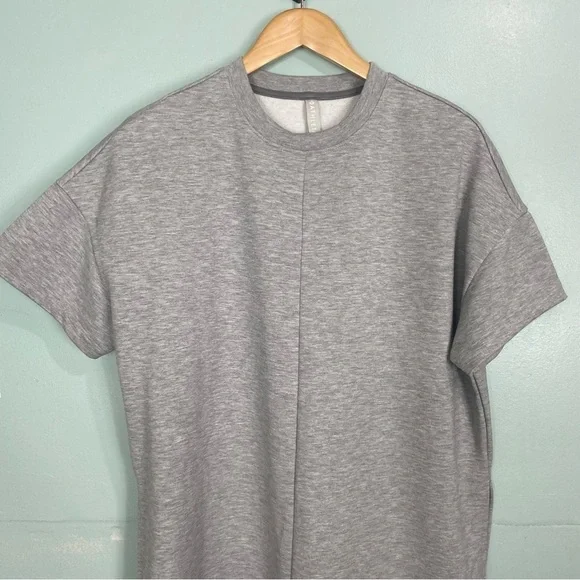 Gray Casual Women's Dress - Picture 3 of 6